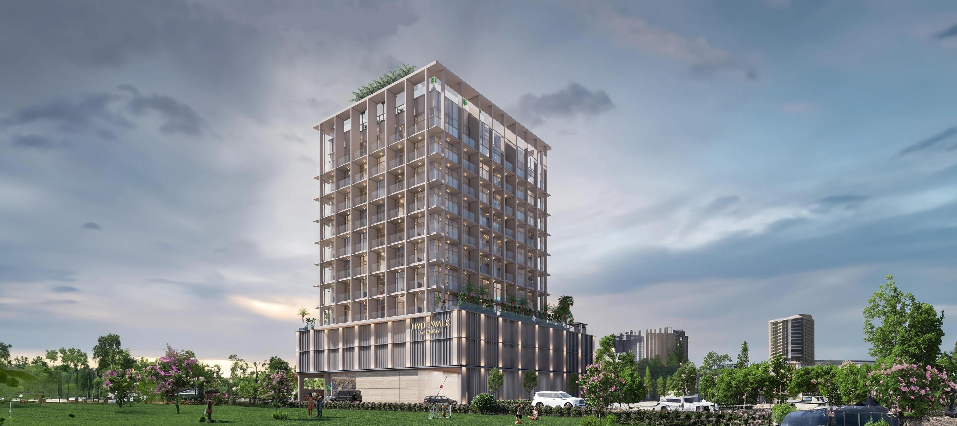 Developer visualisation of Hyde Walk by Imtiaz in Jumeirah Garden City