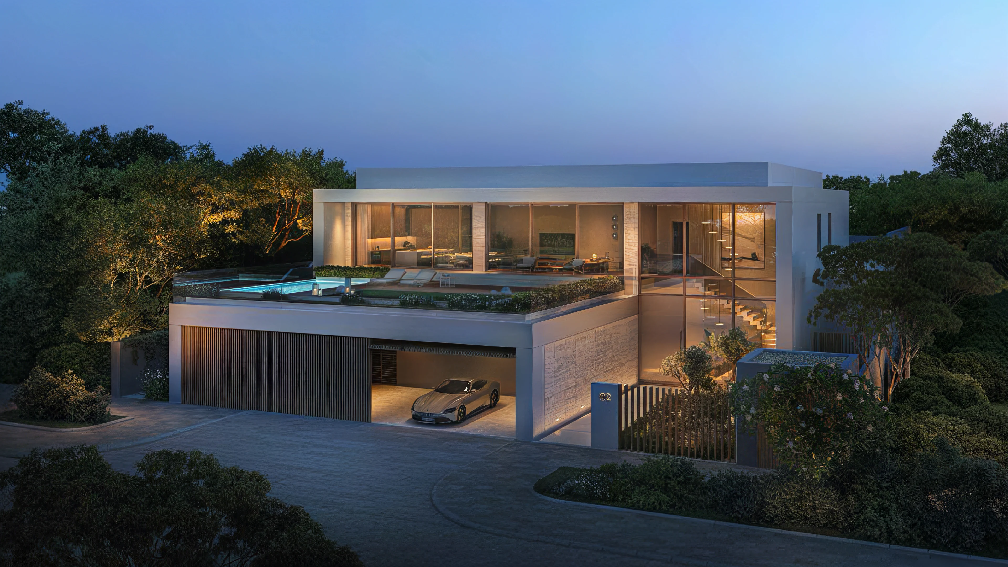 Sunray villa at BAYN Y Views, shown in an ORA developer visualisation