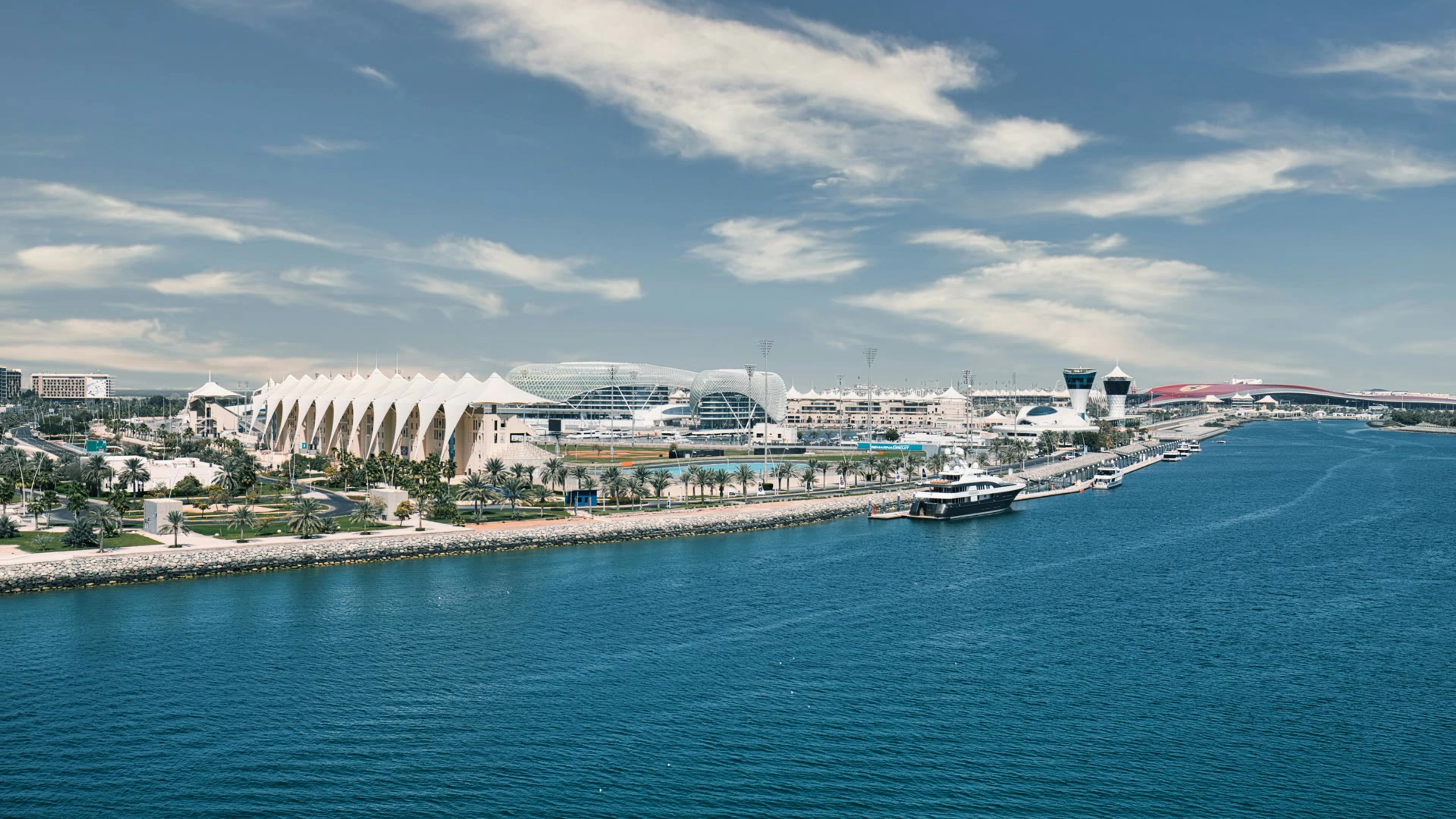 Yas Island — aerial view