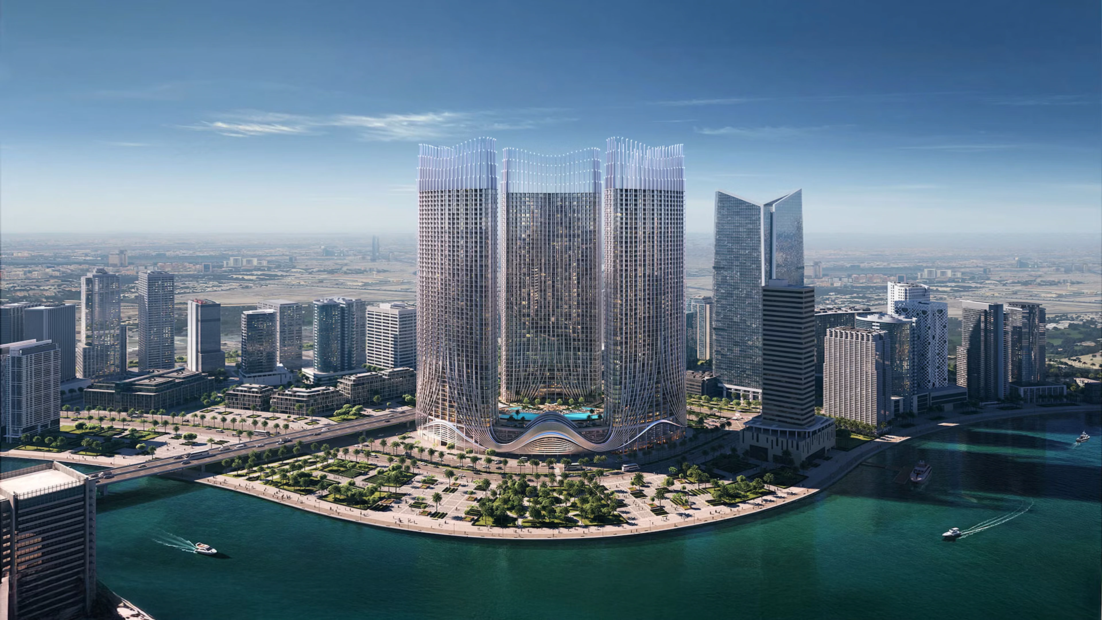 Proposed Bugatti Residences beside the water in Business Bay