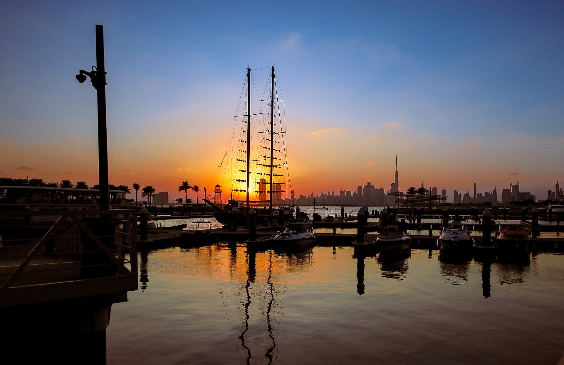 Dubai Creek Harbour — aerial view