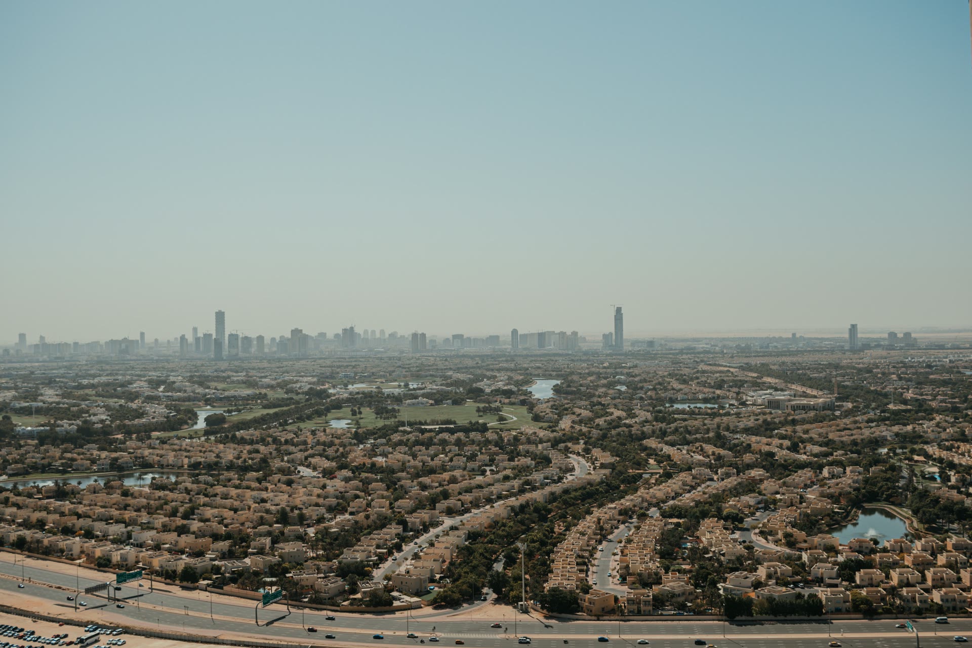 Dubai Hills Estate — aerial view