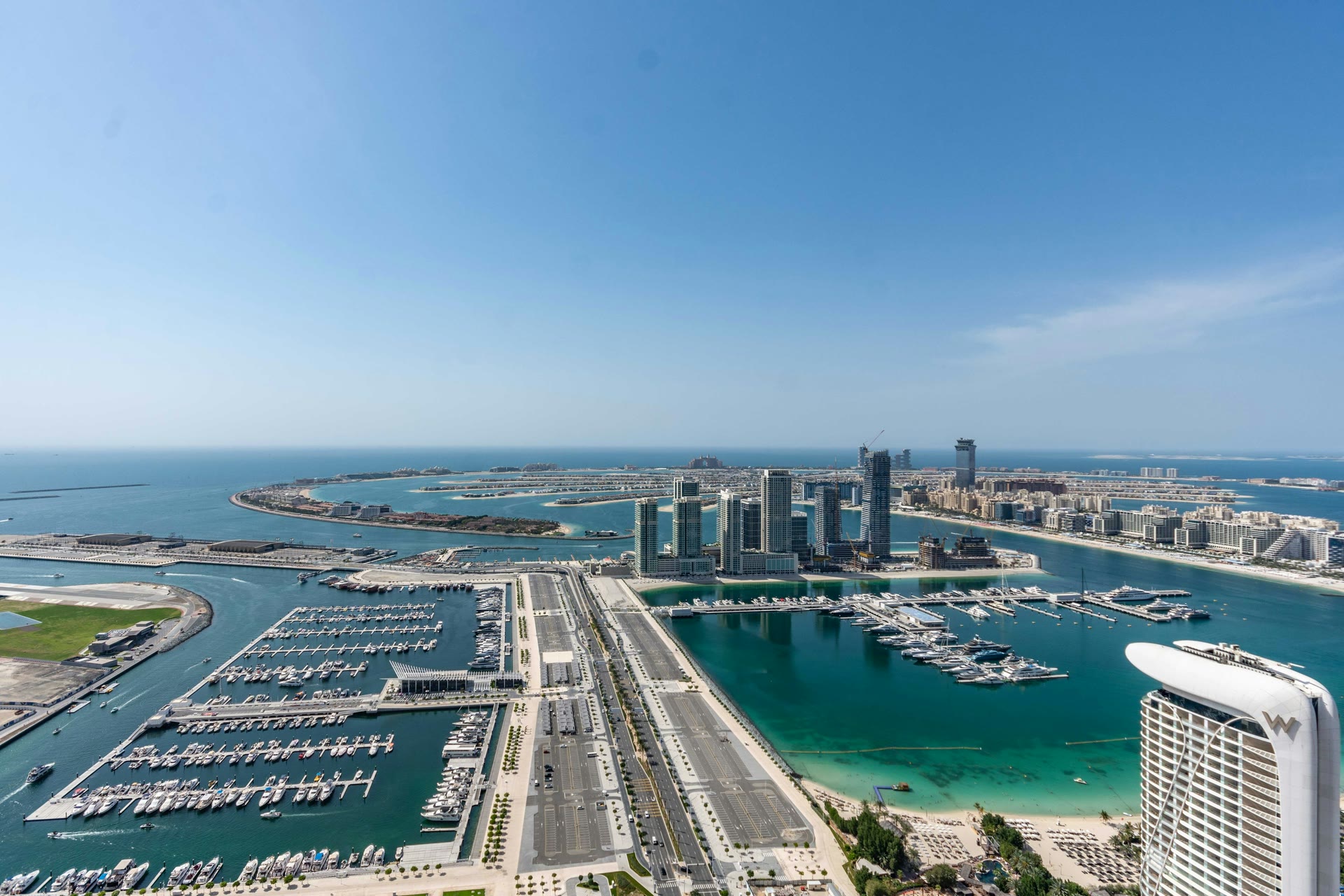 Emaar Beachfront — aerial view