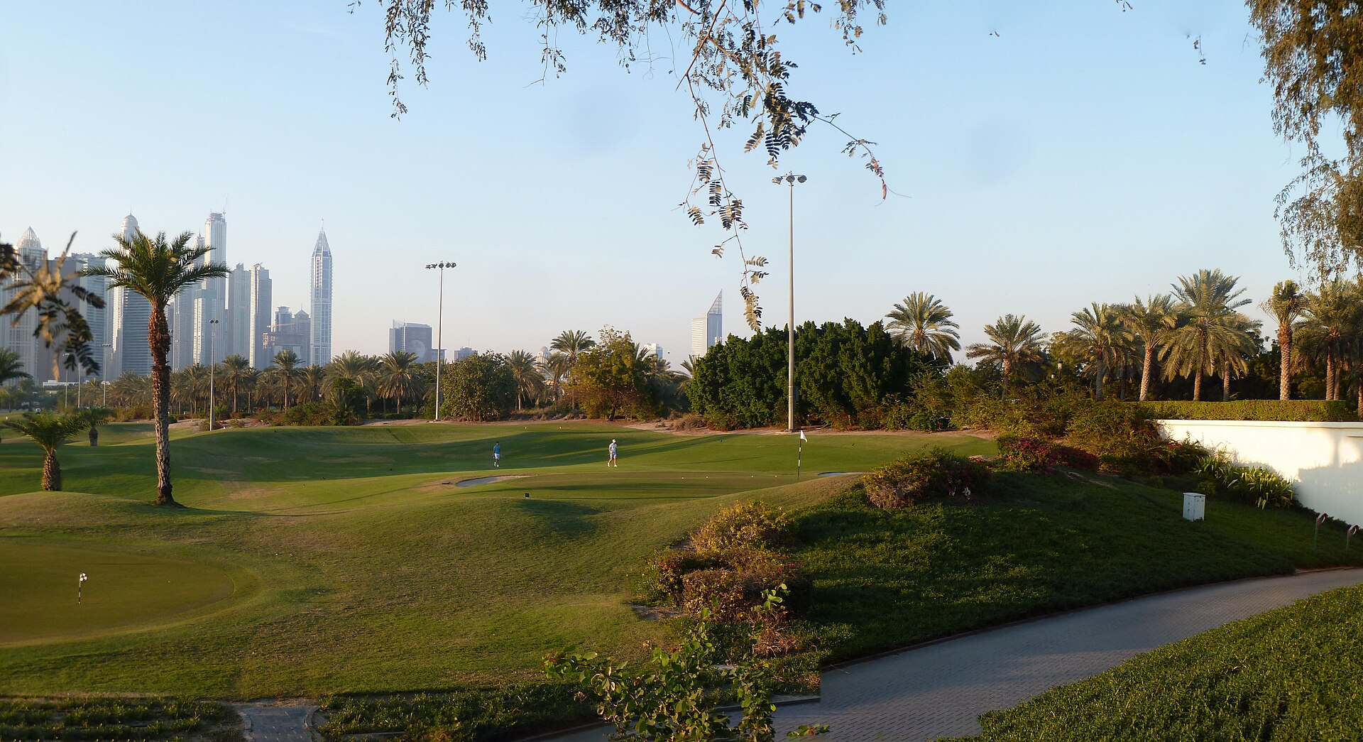 Emirates Hills — aerial view