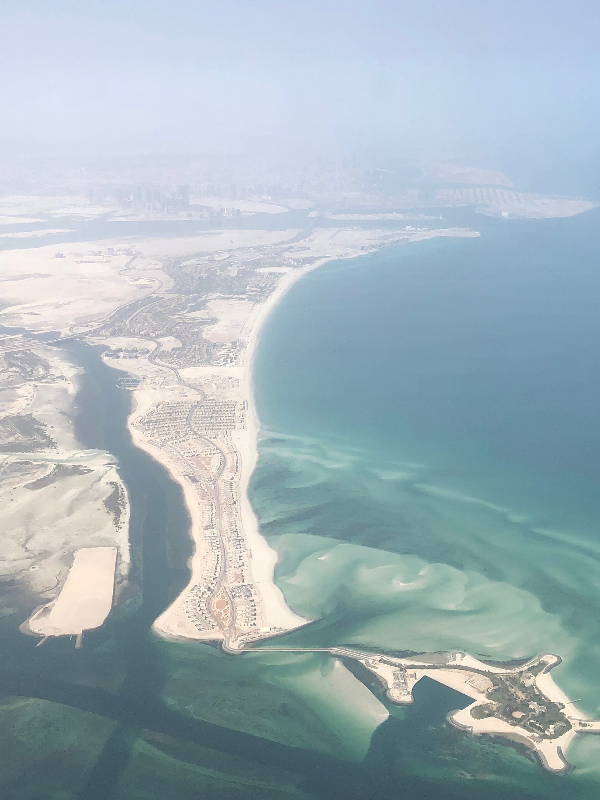 Jubail Island — aerial view