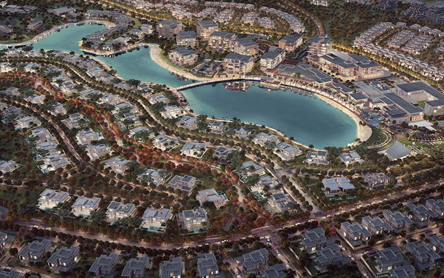 Tilal Al Ghaf — aerial view