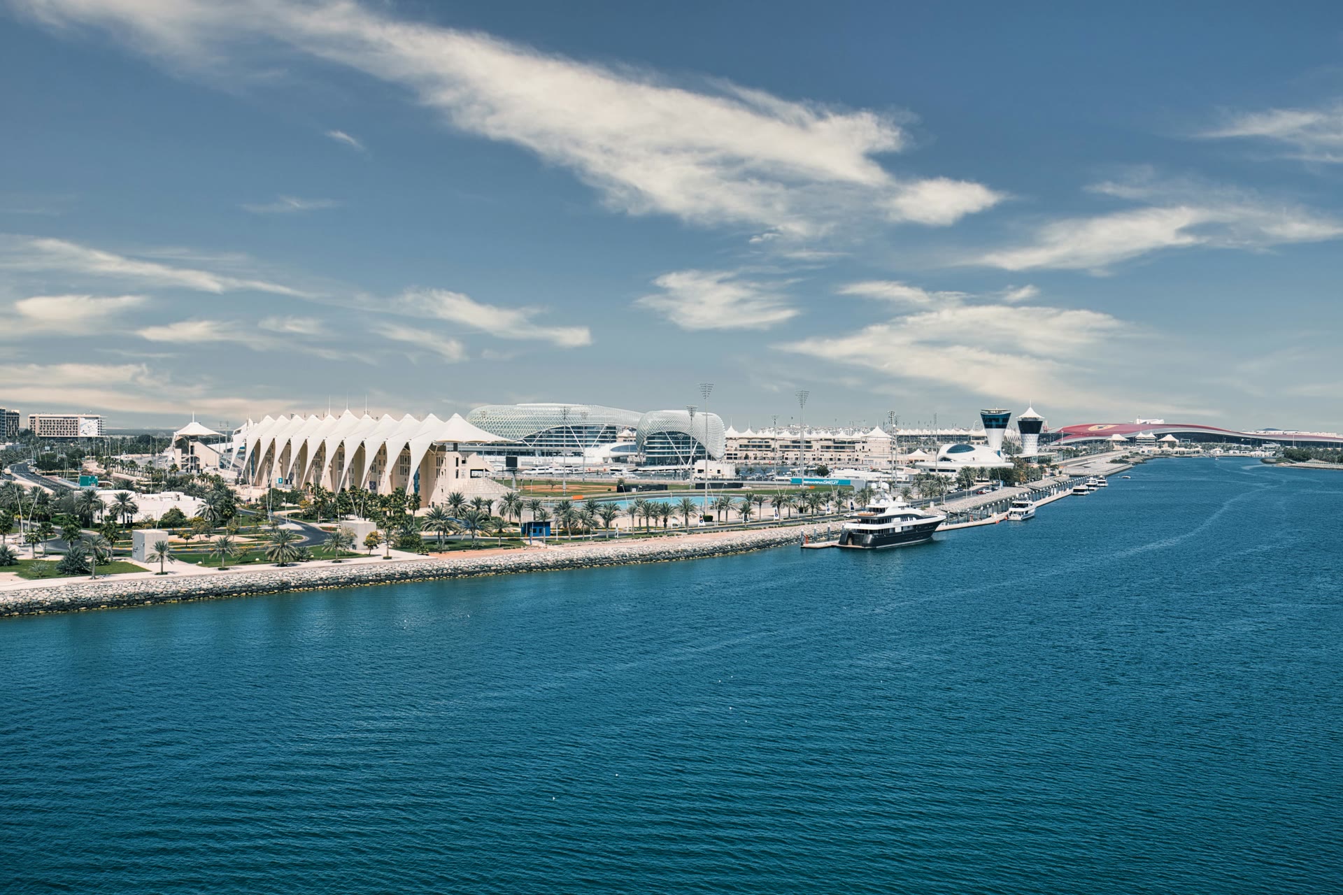 Yas Island — aerial view