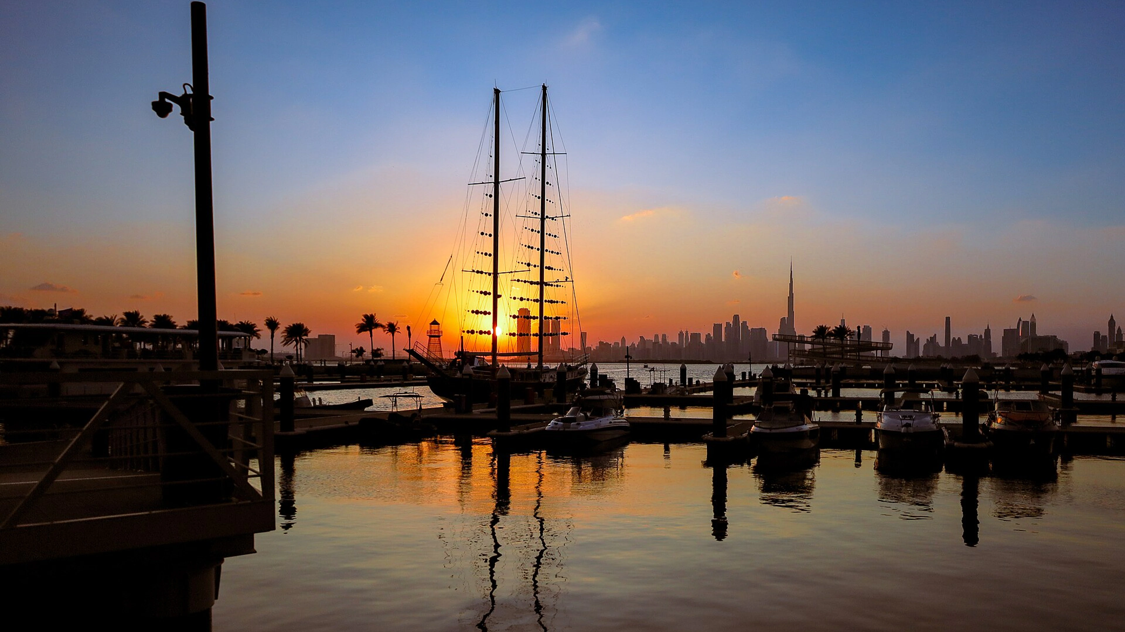 Official Dubai Creek Harbour project media showing the creek-side masterplan