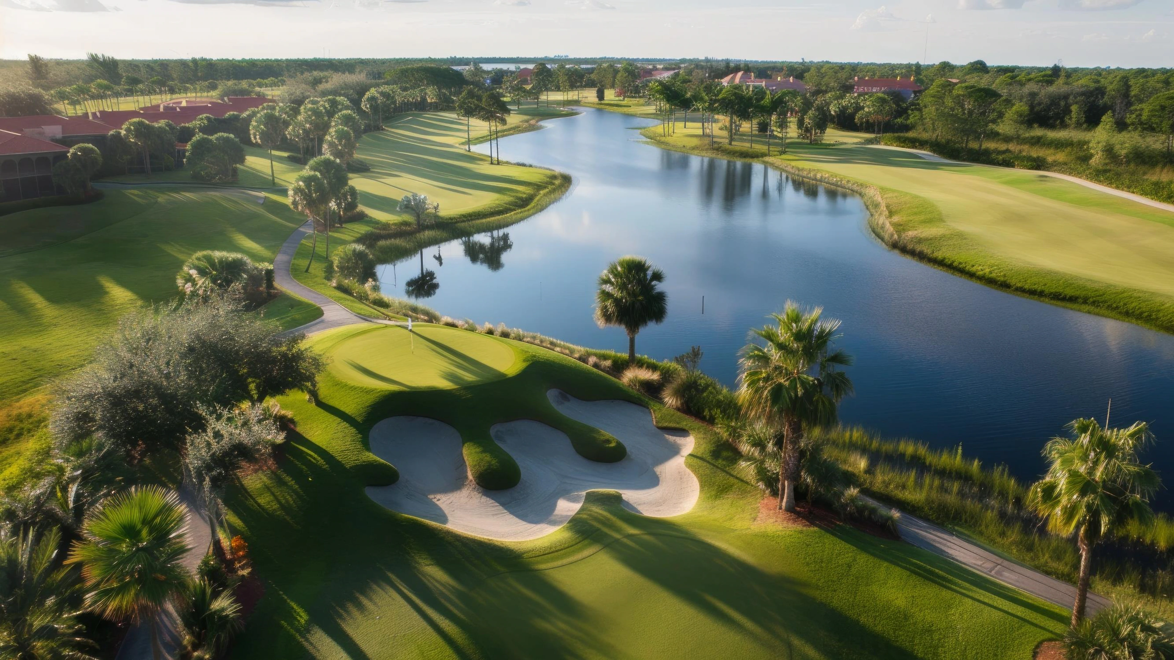 Real Jumeirah Golf Estates location image showing its golf-front villa context